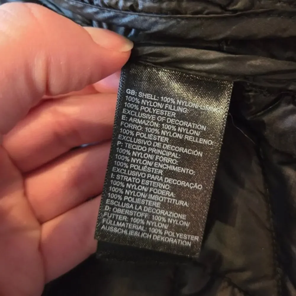 The North Face thermoball trekker vest puffer insulated black mens M